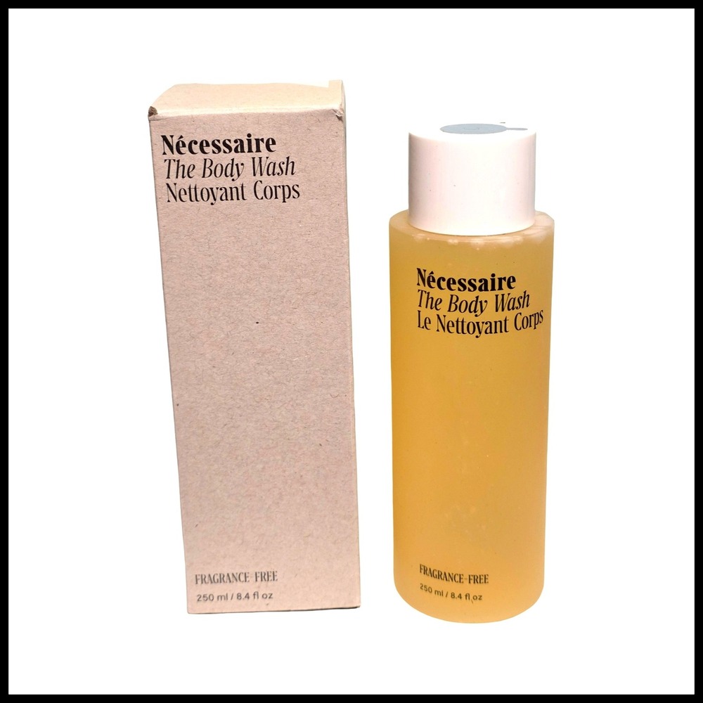Necessaire The Body Wash Fragrance Free Multi-Vitamin Gel Cleanser 8.4oz New